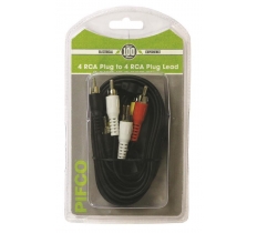 4 Rca To 4 Rca Audio Lead 2M