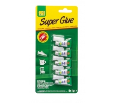 Super Glue 5 Pack X 1G