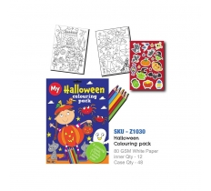Halloween A4 8 page Colouring Pack