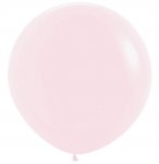 Sempertex 24" Latex Pastel Matt Pink Balloons 3 Pack