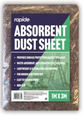 Rapide Absorbent Dust Sheet 1m X 3m