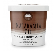 Elysium Macadamia Oil And Sea Salt Scrub 200g