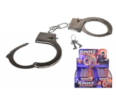 Metal Handcuffs In Display Box "Swat"