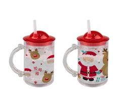 Kids Glitter Cup & Straw