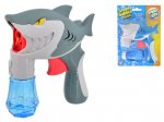 Friction Shark Bubble Gun On Blister Card