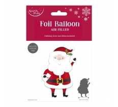 Christmas Santa Standing Foil Balloon 69X47Cm