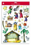 Nativity Scene Window Stickers