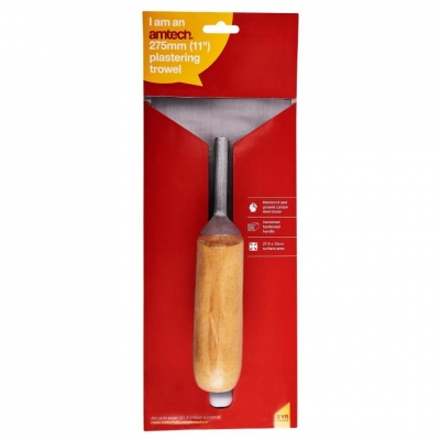 Amtech 11" Plastering Trowel Wooden Handle