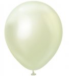 Kalisan 18" Mirror Green Gold Latex Balloons 25 Pack