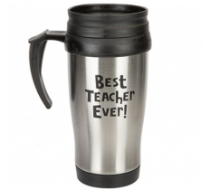 Double Wall Teacher Travel Mug With Decal