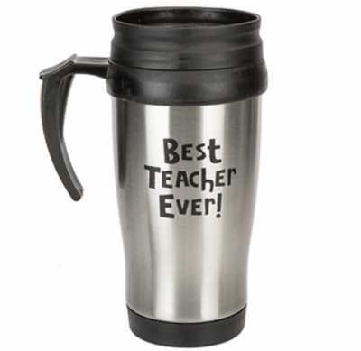 Double Wall Teacher Travel Mug With Decal