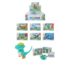 Dinosaur Block Kits 6-in-1 Assorted Designs