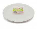 Plates Paper White23cm 25 Pack