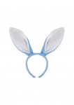 Bunny Ears Headband Blue 27 x 28cm