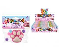 Squishy Rainbow Cat Paw With Bobbles