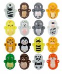 Mixed Animal Wobblers Never Fall Down 3.6cm X 180PC