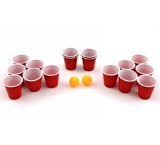 12Pc Shot Pong With 2 Balls