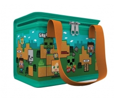 RPET Cool Bag Lunch Bag Minecraft Chibi Steve & Alex