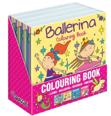Girls Colouring Books ( Zero Vat )