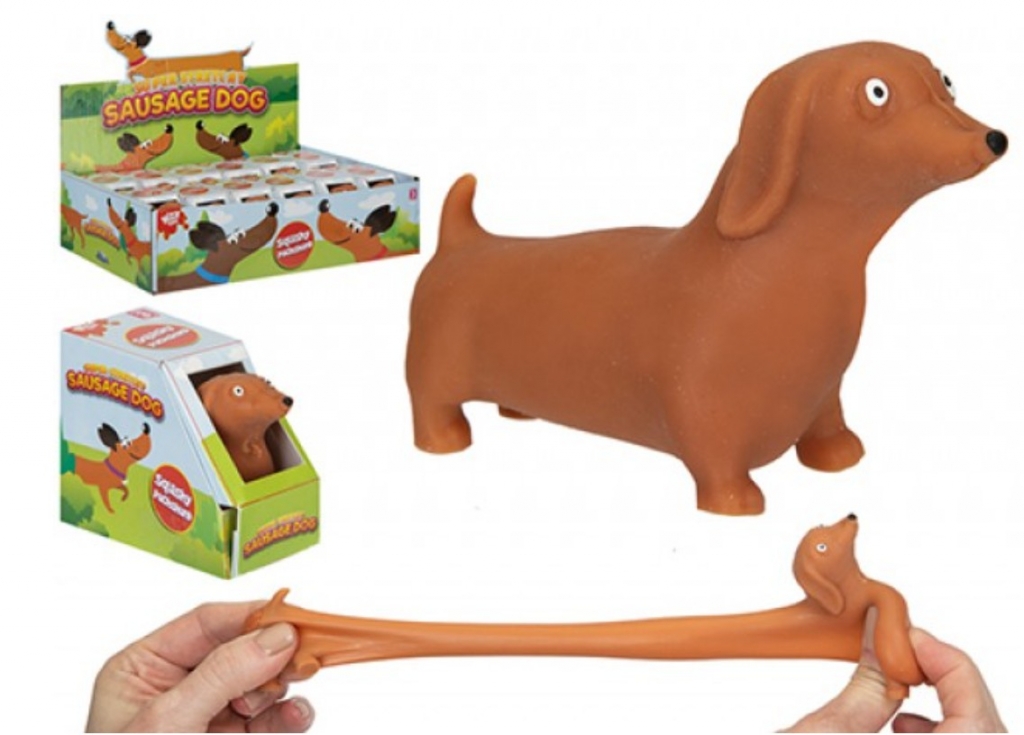 Squishy Sausage Dog 8cm - Click Image to Close