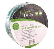 Green Blade 30M X 1/2" 3 Ply Reinforced Hose Pipe