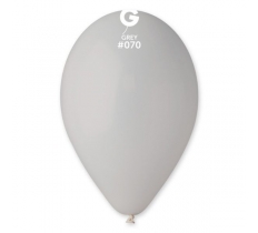 Gemar 13" Pack 50 Latex Balloons Grey #070