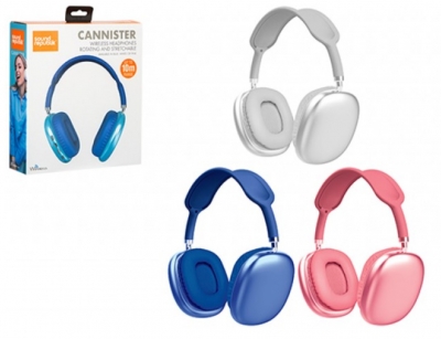 Wireless Headphones Rotating & Stretchable Cannister
