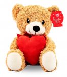 Valentine's Bear with Heart 20cm