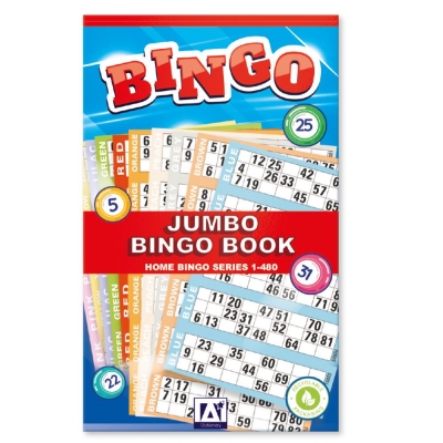 Stationery Bingo Ticket Books 1-480