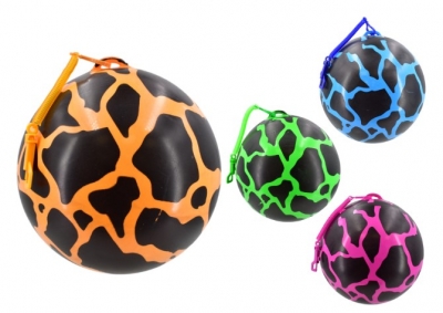 Neon Lava 10" ( 25cm ) Football With Keychain / Keyring