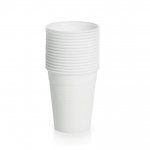 White 200ml Plastic Cups Premium