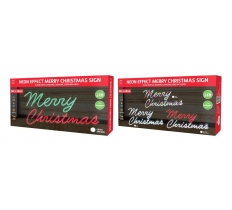 Led Neon Flex Merry Christmas RED/WHITE