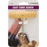 Easy Cork Screw W/Wood Handle