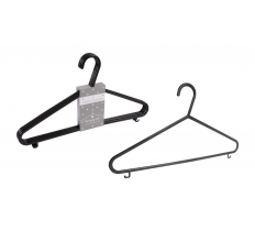 Clothers Hangers Black Pack Of 4