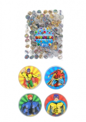 Superhero Bouncy Balls/Jet Balls (3.3cm) X 100PC (17p Each)