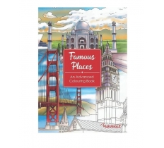 Famous Places Advanced Colouring Book