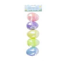 Iridescent Fillable Eggs 5 Pack