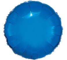 Amscan Metallic Blue Circle Standard Pack aged Foil Balloons