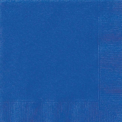 Royal Blue Paper Napkins 20 Pack