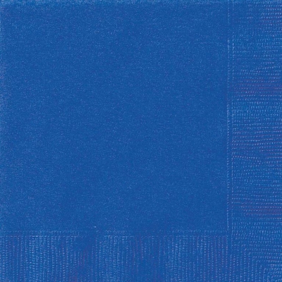 Royal Blue Paper Napkins 20 Pack