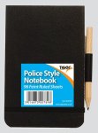 Tiger Police Style Notebook With Pencil