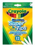 Crayola 12 Bright Supertips ( 58-7509 )