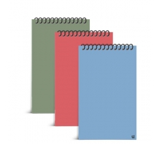 Reporters Note Pad 5" X 8" ( Assorted Colours )