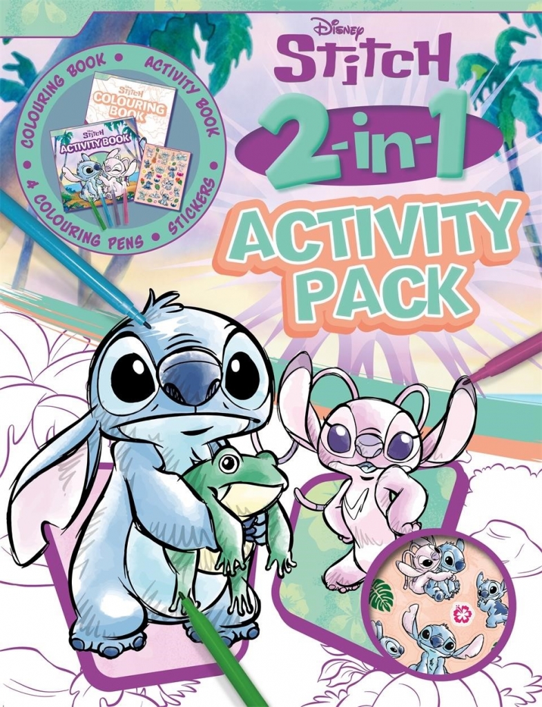2 in 1 Activity Pack Disney Disney Stitch: 2-in-1 Activity P - Click Image to Close