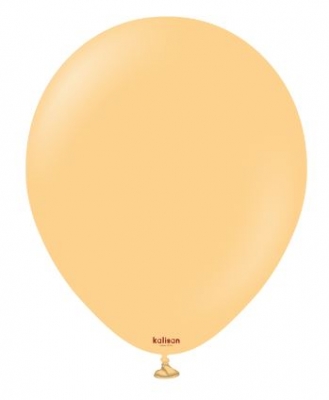 Kalisan 18" Standard Peach Latex Balloon 25 Pack