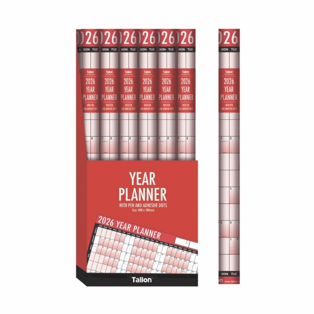 2025 Calendar R&B Full Year Wallplanner - Click Image to Close