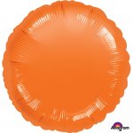 Foil 18" Round Orange Balloon