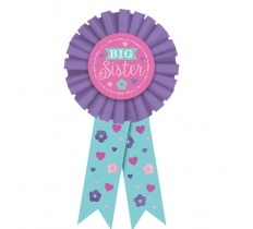 Big Sister Ribbon Award 15cm - 6 Pack