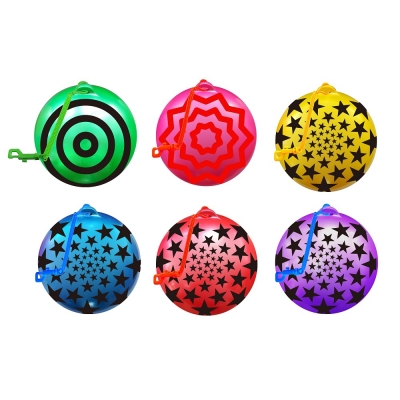 Stars & Stripes 10" ( 25cm ) Ball With Keychain / Keyring