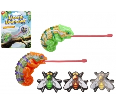 Lizard Launcher Toy With Stretch Tongue 2 Assorted